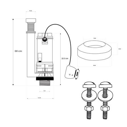 วาล์วน้ำออก FLUIDMASTER FL-550150BS_2