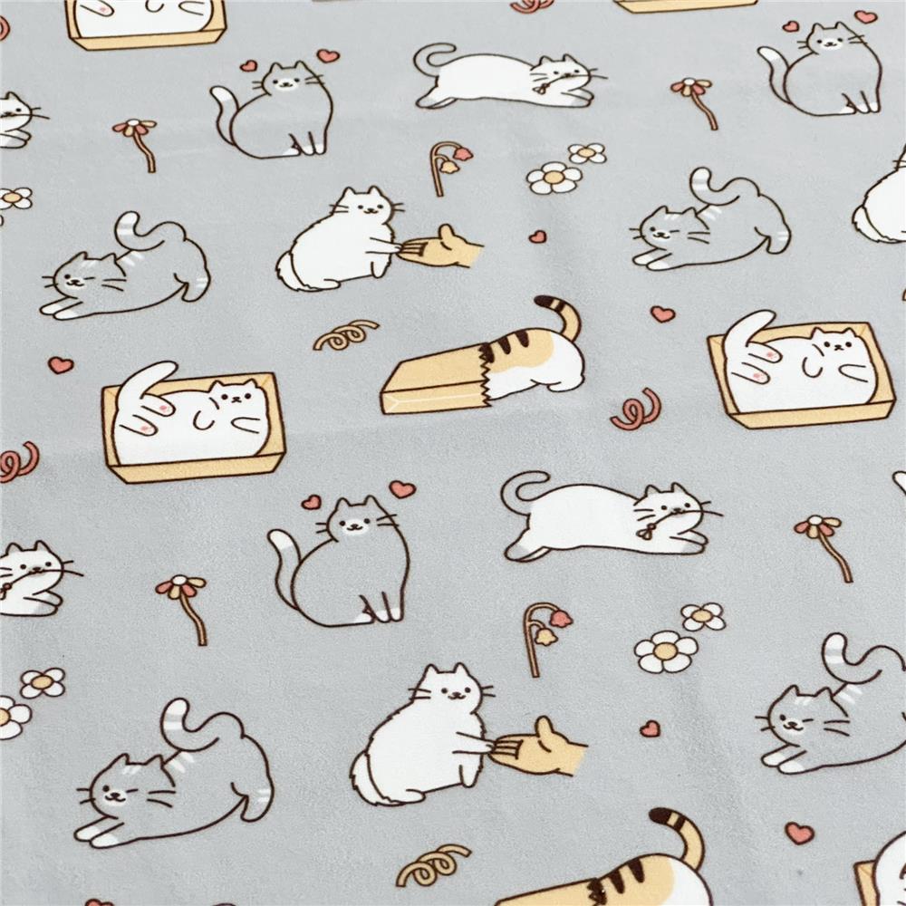 ผ้าอเนกประสงค์ SNAZZ MAGIC CAT 35x35 ซม. สีเทา