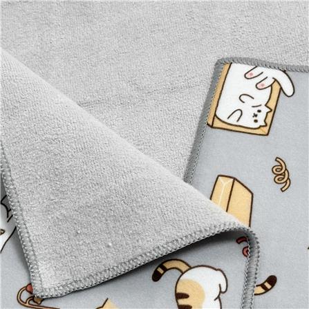 ผ้าอเนกประสงค์ SNAZZ MAGIC CAT 35x35 ซม. สีเทา_1