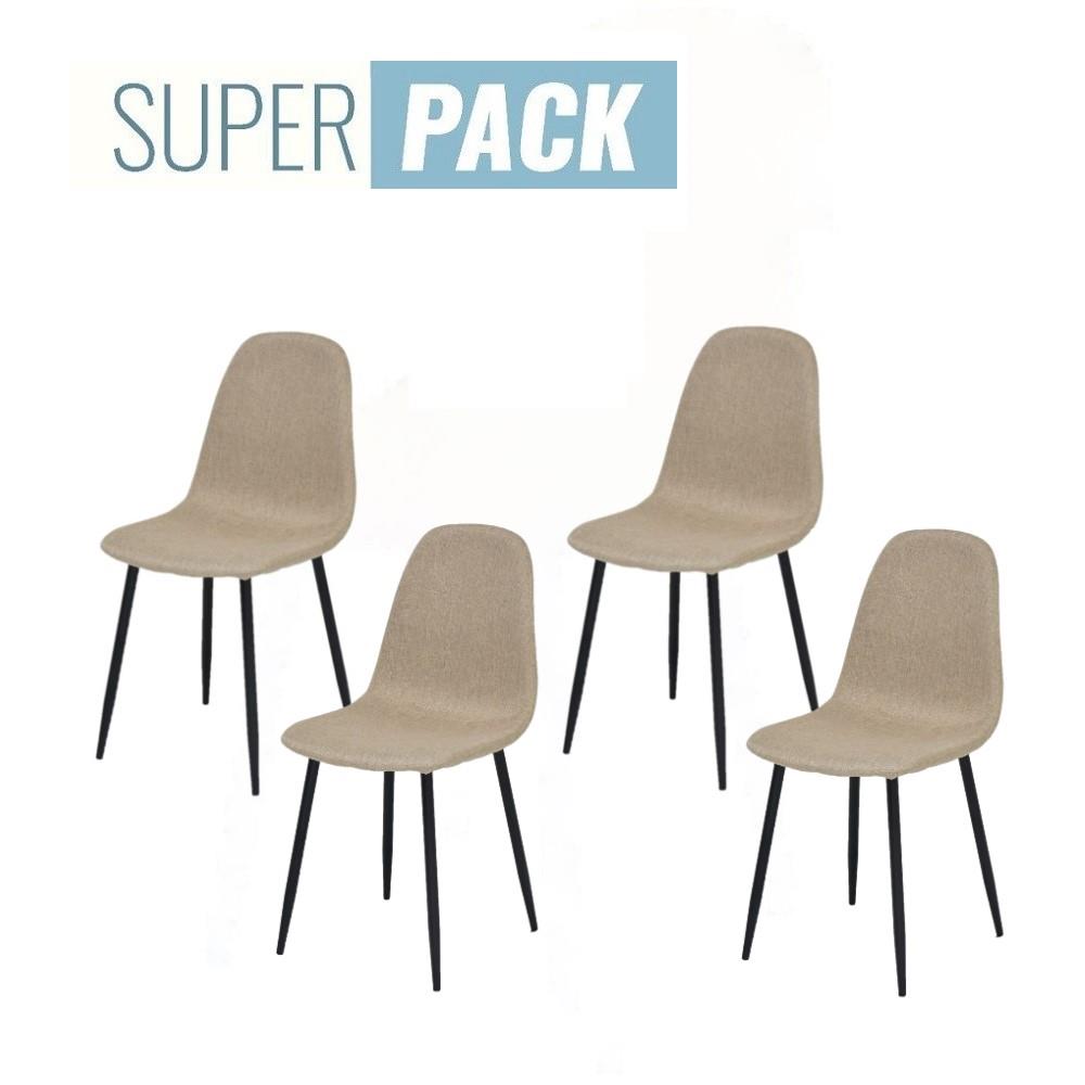 เก้าอี้ทานข้าว SB FURNITURE LALADA 59062945 สีน้ำตาล (ชุด 4 ตัว)