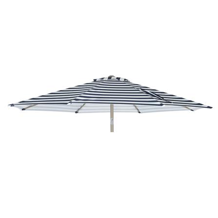 ผ้าร่มสนามกลม SPRING VILLA STRIP สีขาว/น้ำเงิน_0