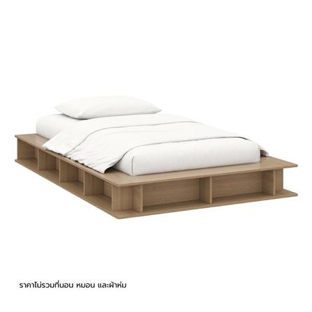 เตียง 3.5 ฟุต KONCEPT TOMO-S 19240514 สีแคชชูโอ๊ค_2