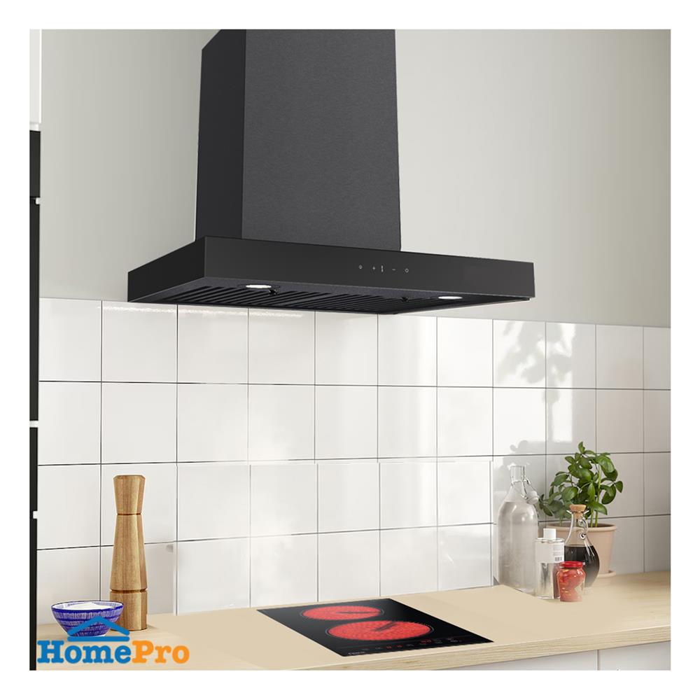 เตาฝัง+เครื่องดูดควัน LINEA VE2 Q + LDH TC 60 BK