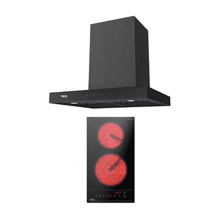 เตาฝัง+เครื่องดูดควัน LINEA VE2 Q + LDH TC 60 BK_0