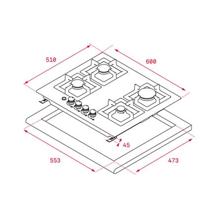 เตาฝังผสม TEKA EFX 60.1 2G 2H AI AL 60 ซม._6