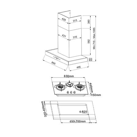 เตาฝัง+เครื่องดูดควัน FRANKE FG8318NX+FT966NX_4