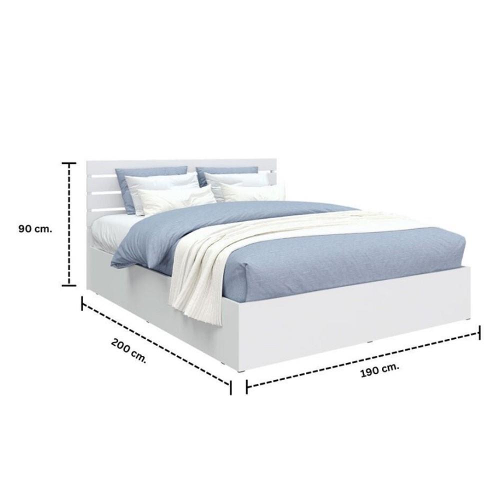 เตียง 6 ฟุต KONCEPT HAVE 19231497 สีขาว