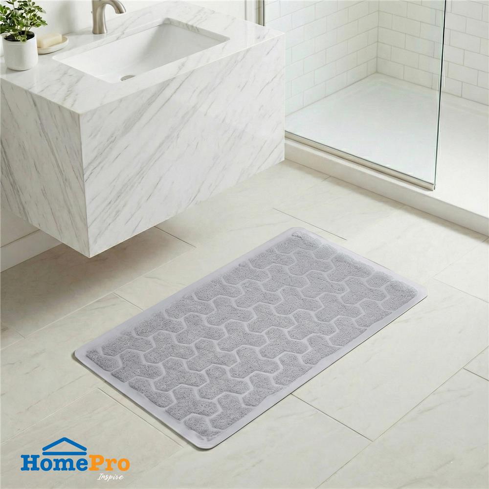 พรมห้องน้ำ MOYA YHC0112_สี GRAY