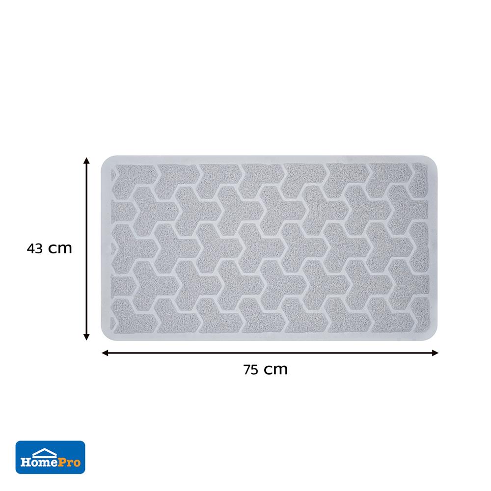 พรมห้องน้ำ MOYA YHC0112_สี GRAY