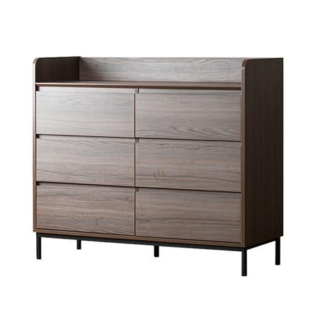 ตู้ลิ้นชัก 6 ช่อง HARV ECHO 120 ซม. สีเอมเพอเรอร์วอลนัท_0