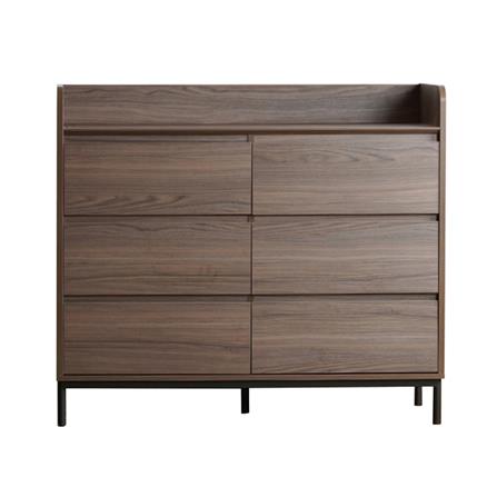 ตู้ลิ้นชัก 6 ช่อง HARV ECHO 120 ซม. สีเอมเพอเรอร์วอลนัท_1