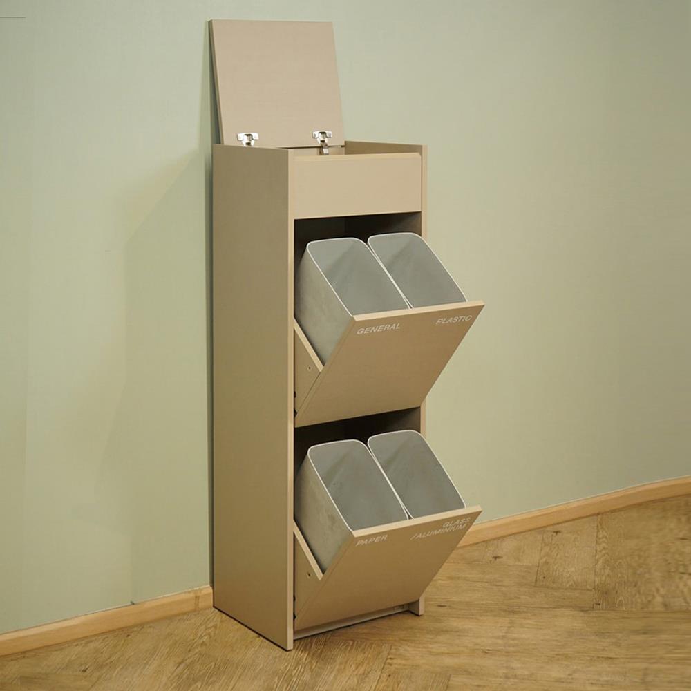 ตู้เตี้ยแยกขยะ HARV ZERO ST400ST 40 ซม. สี SANDSTONE