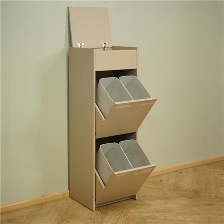 ตู้เตี้ยแยกขยะ HARV ZERO ST400ST 40 ซม. สี SANDSTONE_2