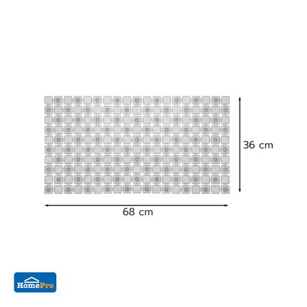 พรมห้องน้ำ MOYA YHC0066 สี GRAY_6