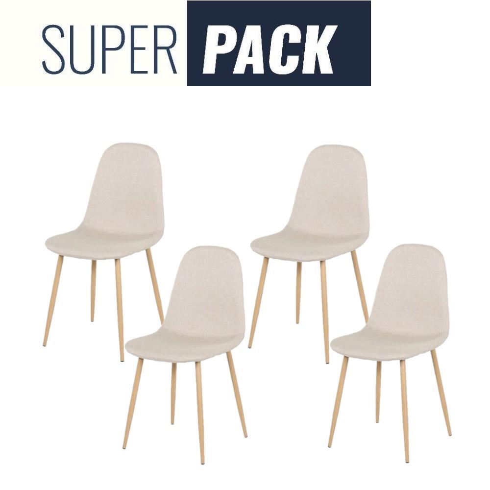 เก้าอี้ทานข้าว SB FURNITURE LASTA 59063399 สีเบจ (ชุด 4 ตัว)