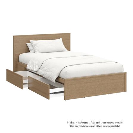 เตียง 3.5 ฟุต KONCEPT TOMO-H80 19241050 สีแคชชูโอ๊ค_2
