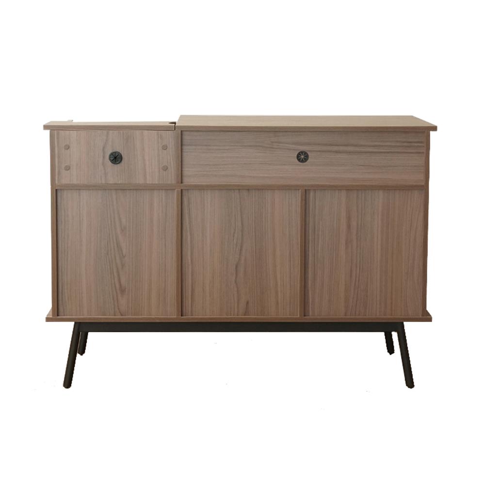 ตู้เตี้ย บานผสม HARV RECO 120 ซม. สีเอมเพอเรอร์วอลนัท