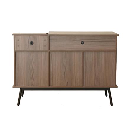 ตู้เตี้ย บานผสม HARV RECO 120 ซม. สีเอมเพอเรอร์วอลนัท_2