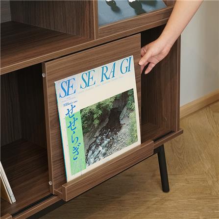 ตู้เตี้ย บานผสม HARV RECO 120 ซม. สีเอมเพอเรอร์วอลนัท_5