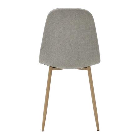 เก้าอี้ทานข้าว SB FURNITURE LASTA 59062939 สีเทาอ่อน (ชุด 4 ตัว)_4