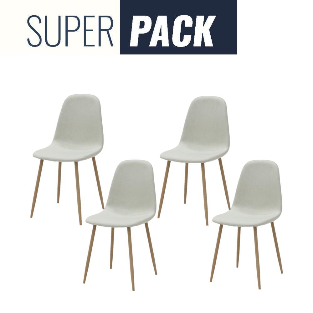 เก้าอี้ทานข้าว SB FURNITURE LASTA 59062938 สีครีม (ชุด 4 ตัว)