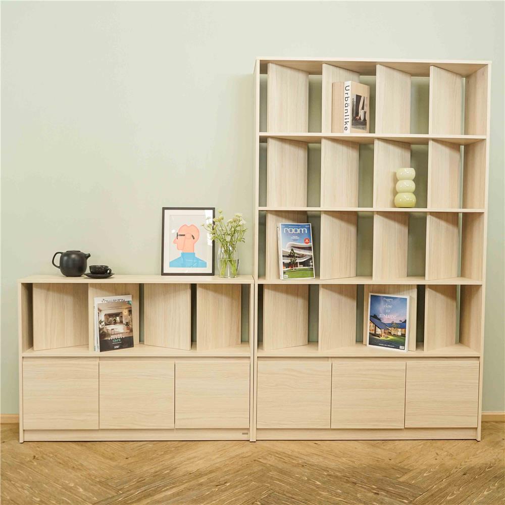 ชั้นวางของผสม 4 ชั้น HARV VANE 120 ซม. สี ASHLEY ASH