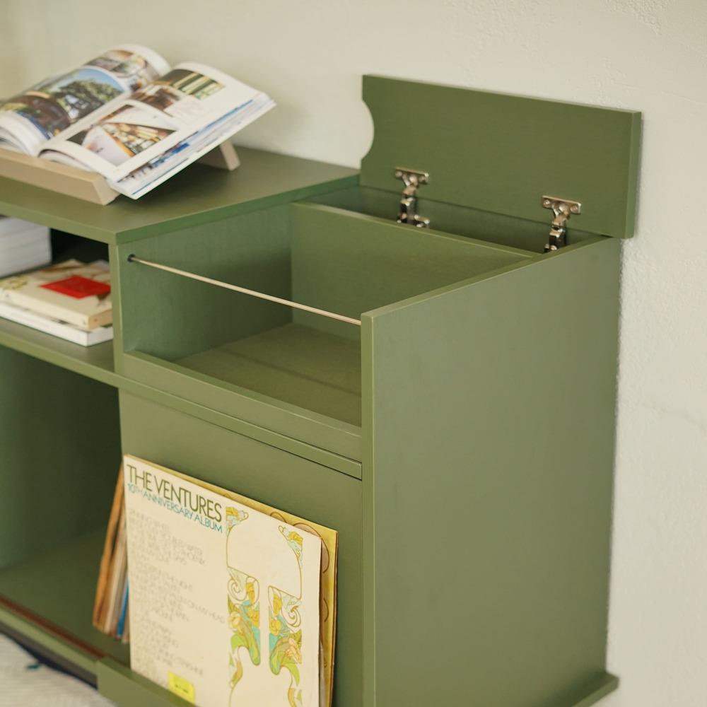 ตู้เตี้ย บานผสม HARV RECO 120 ซม. สีเขียวฟอร์เรส