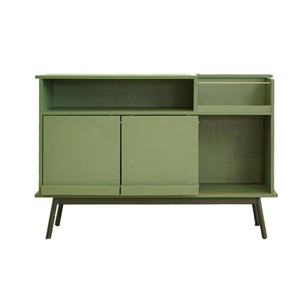 ตู้เตี้ย บานผสม HARV RECO 120 ซม. สีเขียวฟอร์เรส_0