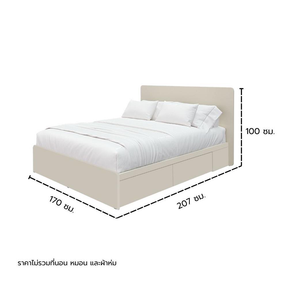 เตียง 5 ฟุต KONCEPT BLANCA 19241048 สีครีม