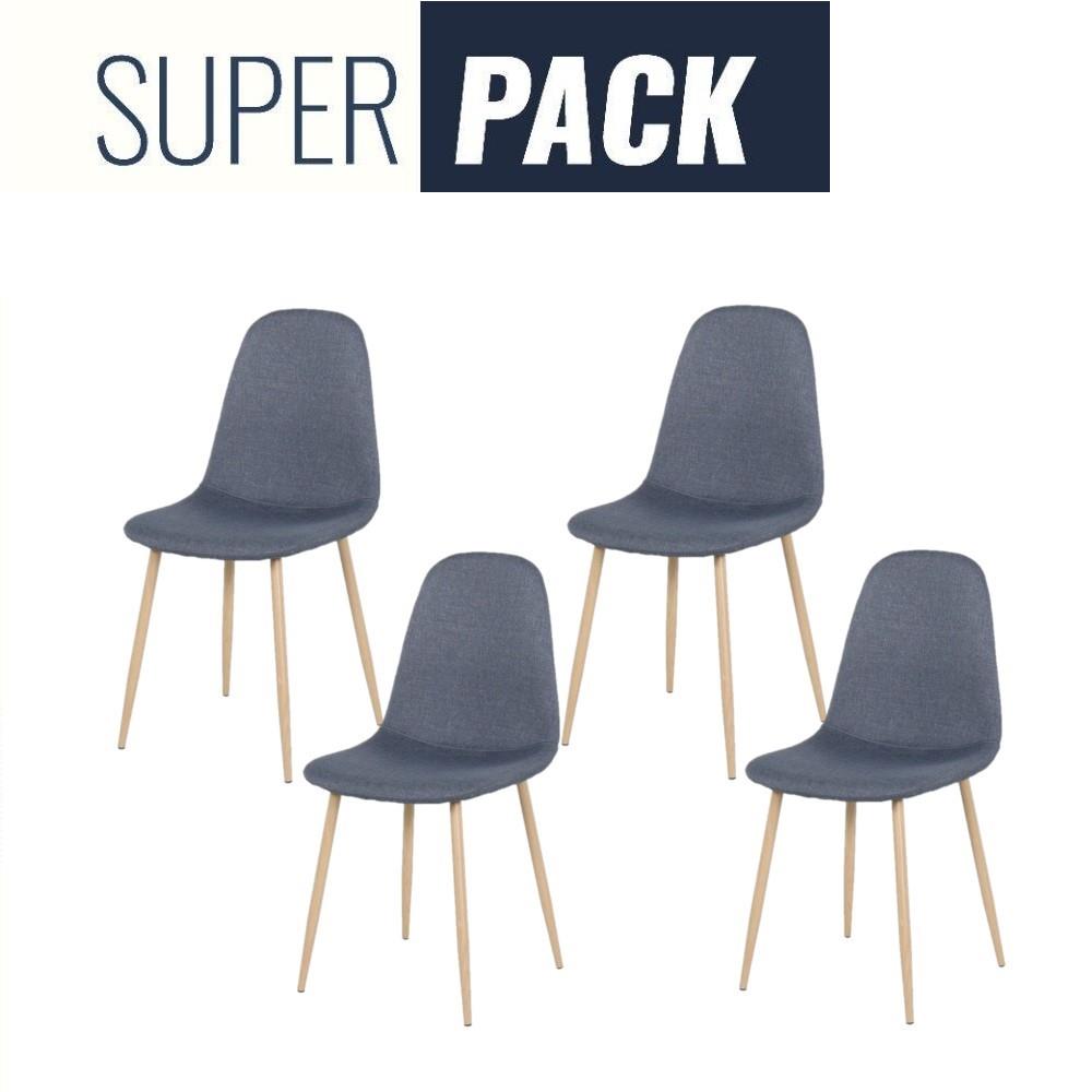 เก้าอี้ทานข้าว SB FURNITURE LASTA 59056690 สีน้ำเงินเข้ม (ชุด 4 ตัว)