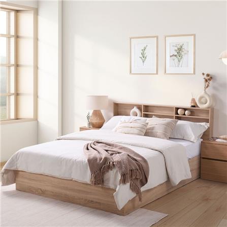 เตียง 5 ฟุต KONCEPT HALEY 19209762 สีโซลิดโอ๊ค_1