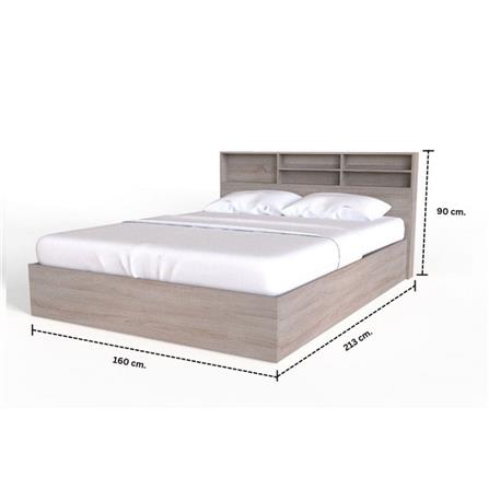 เตียง 5 ฟุต KONCEPT HALEY 19209762 สีโซลิดโอ๊ค_3