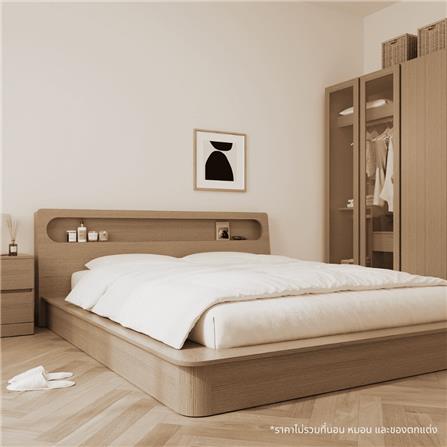 เตียง 5 ฟุต  KONCEPT TOMO-T 19243822 สีแคชชูโอ๊ค_3