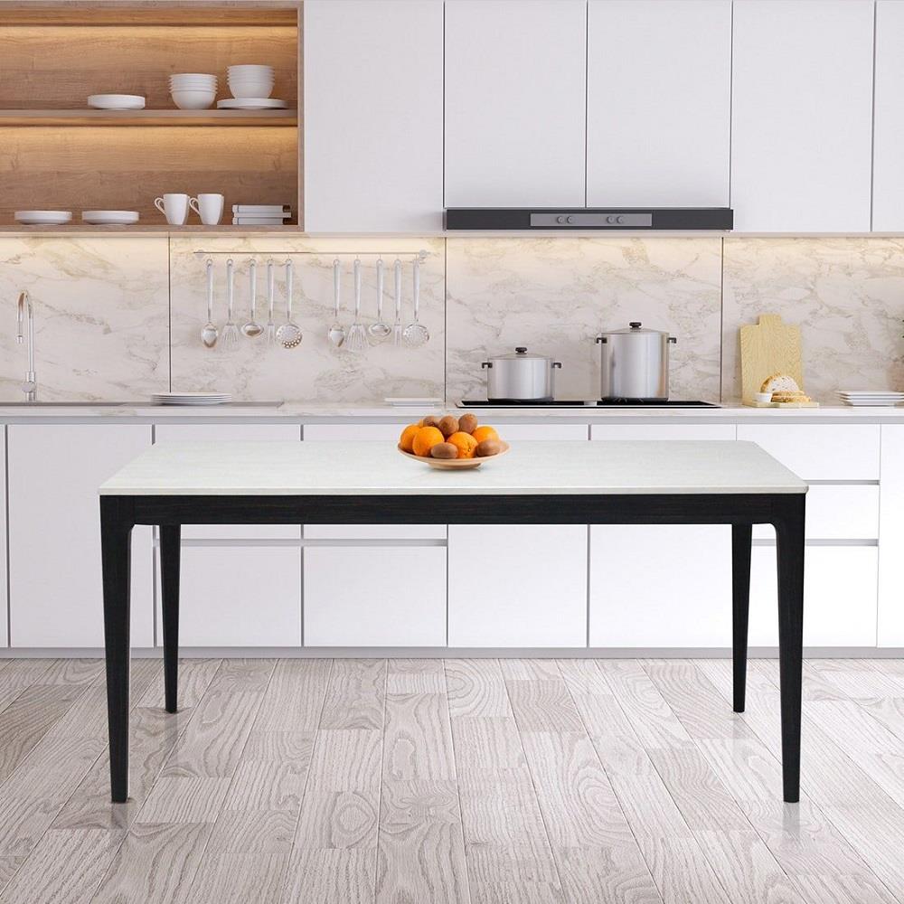 โต๊ะทานข้าว SB FURNITURE HUMAN 19128787 160 ซม. สีขาว