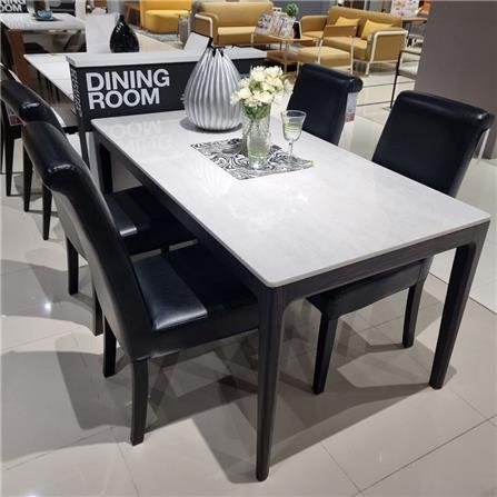 โต๊ะทานข้าว SB FURNITURE HUMAN 19128787 160 ซม. สีขาว_4