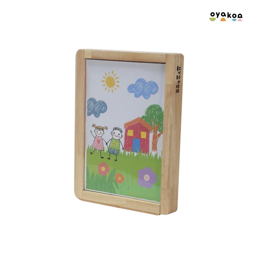 กรอบรูปเด็ก OYAKOO MIA 464018 34.5x25.5 ซม. สีไม้อ่อน