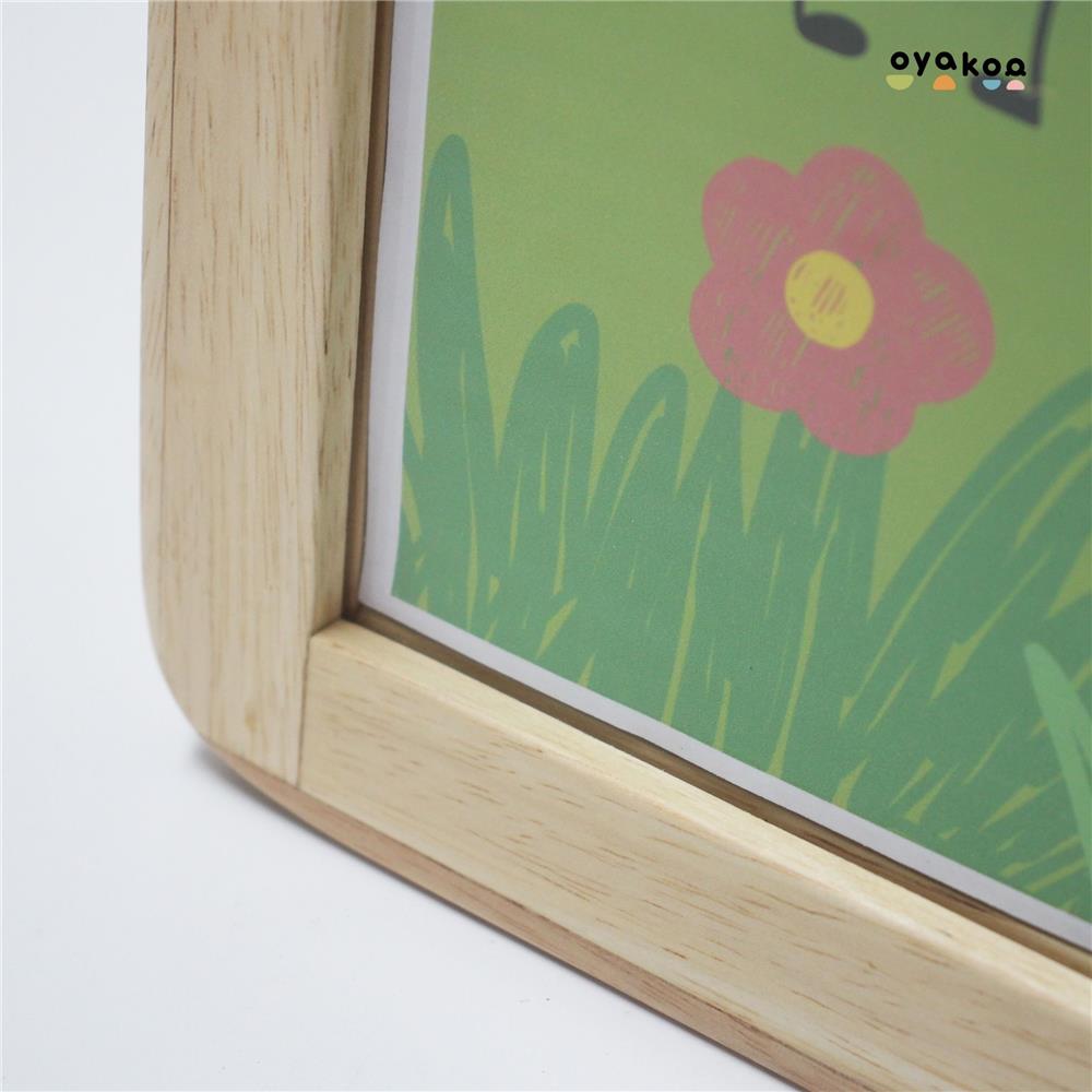 กรอบรูปเด็ก OYAKOO MIA 464018 34.5x25.5 ซม. สีไม้อ่อน