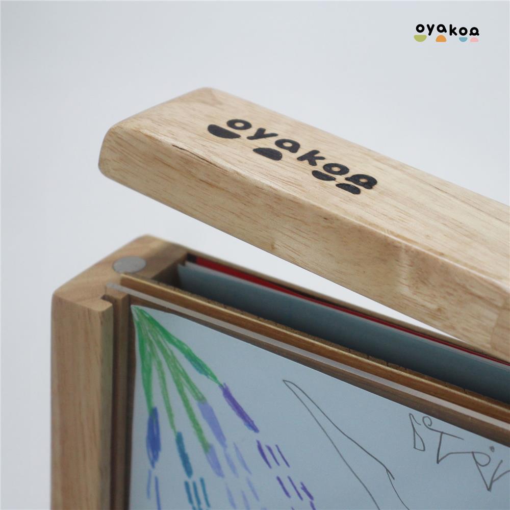 กรอบรูปเด็ก OYAKOO MIA 464018 34.5x25.5 ซม. สีไม้อ่อน