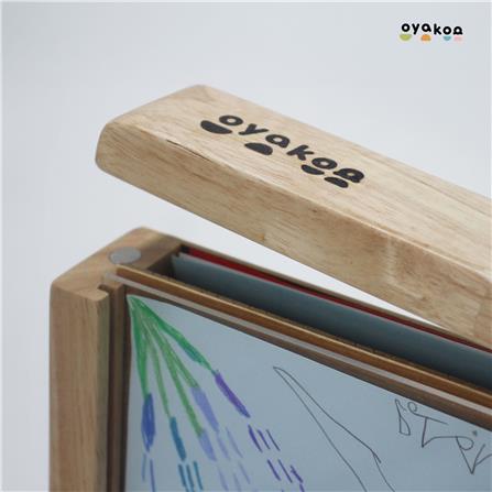 กรอบรูปเด็ก OYAKOO MIA 464018 34.5x25.5 ซม. สีไม้อ่อน_9