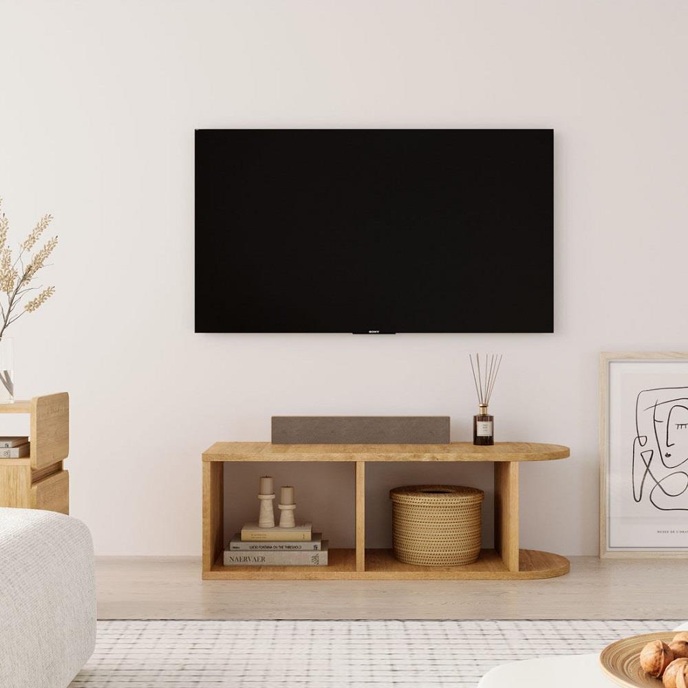 ตู้วางทีวี SB FURNITURE SKIPA 19241384 120 ซม. สีไม้อ่อน