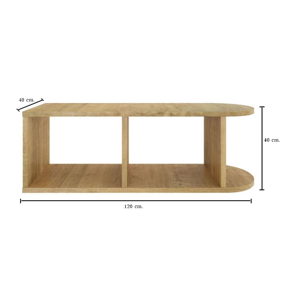 ตู้วางทีวี SB FURNITURE SKIPA 19241384 120 ซม. สีไม้อ่อน