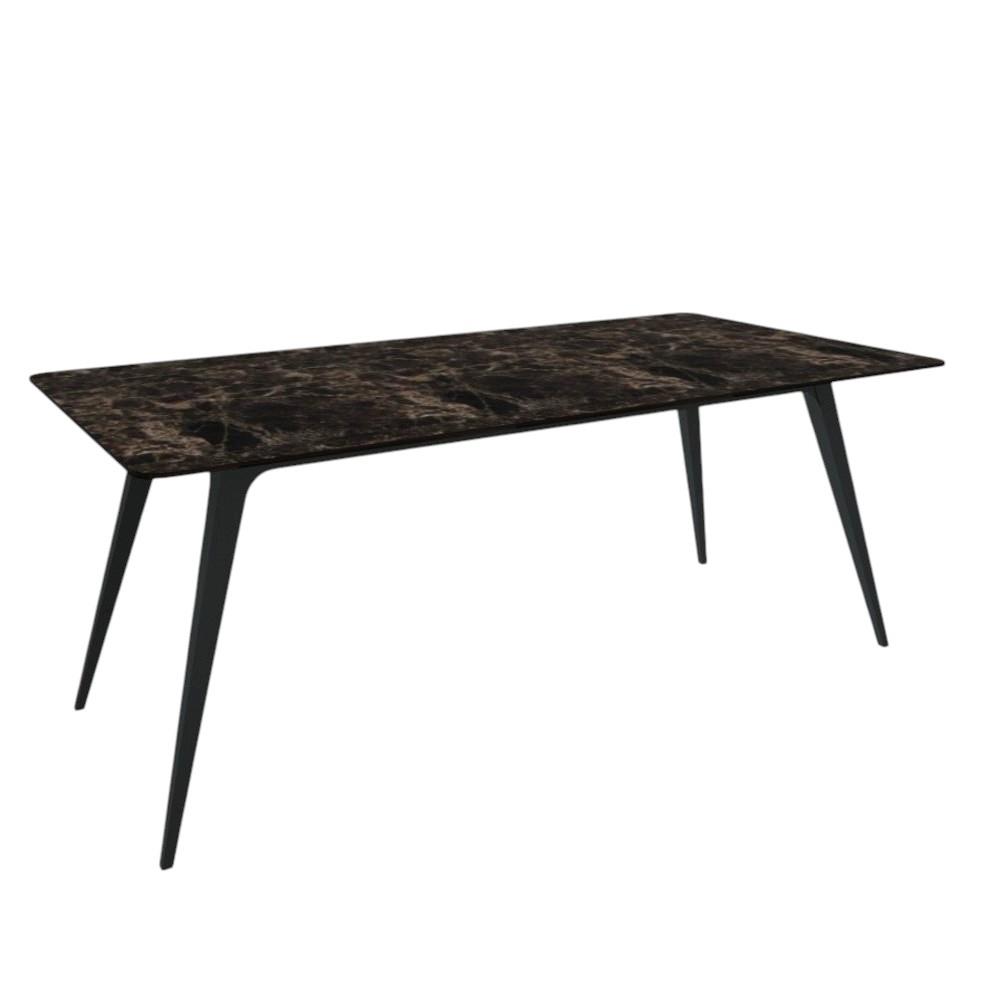 โต๊ะทานข้าว SB FURNITURE FILLET 19126425 200 ซม. สีน้ำตาล