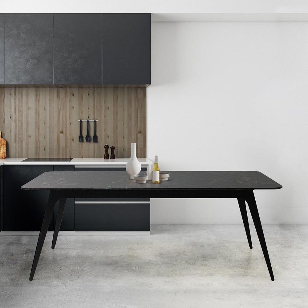 โต๊ะทานข้าว SB FURNITURE FILLET 19126425 200 ซม. สีน้ำตาล