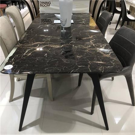 โต๊ะทานข้าว SB FURNITURE FILLET 19126425 200 ซม. สีน้ำตาล_5