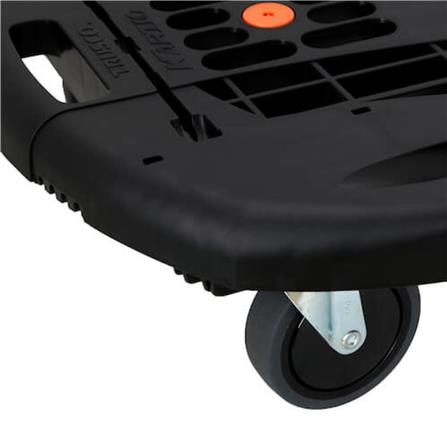 รถเข็น 4 ล้อ TRUSCO X MATALL PRO MPK-780 200 กก. สีดำ/ส้ม_2