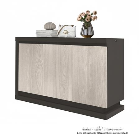 ตู้เตี้ย 3 บานเปิด TOMATO HOME TH-SB-D03 119 ซม. สีเทา_0