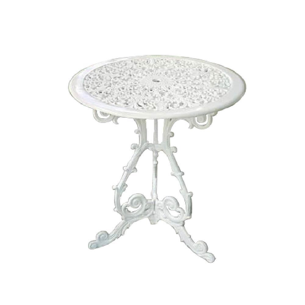 ชุดสนาม 2 ที่นั่ง AUNCHISAALLOY 60x60x70 ซม. สีขาว