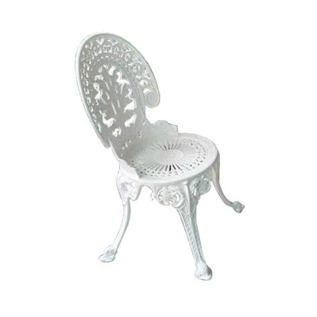 ชุดสนาม 2 ที่นั่ง AUNCHISAALLOY 60x60x70 ซม. สีขาว_2