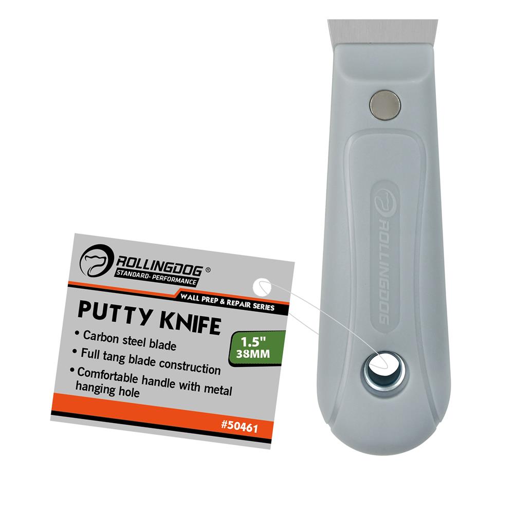 เกรียงโป๊วด้ามพลาสติก ROLLINGDOG 1.5 นิ้ว