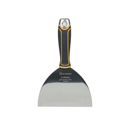 เกรียงโป๊วสเตนเลส ด้ามพลาสติก ROLLINGDOG 6 นิ้ว_1